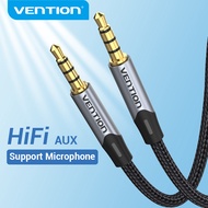 Vention สาย aux cable 3.5mm แจ็คสายสัญญาณเสียงแจ็ค สายลำโพง สายไฟต่อลำโพง สายแปลงหูฟัง สายauxในรถยนต