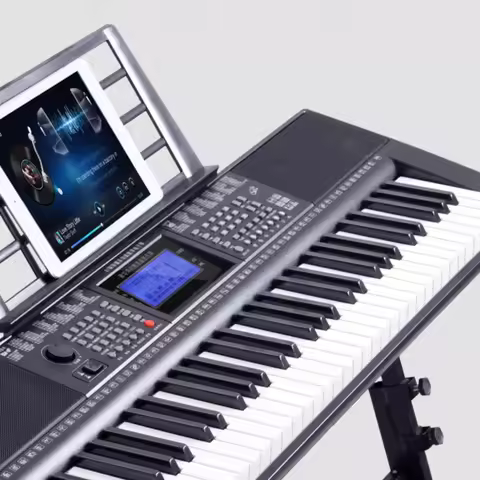 Intelligent Electronic Keyboard Professional 61 Key Multifunctional Midi Keyboard Music Synthesizer 