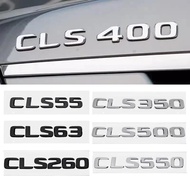 For Mercedes Benz 3D ABS Car Body Side Tail Letters Sticker Badge Accessories CLS55 CLS63 CLS260 CLS