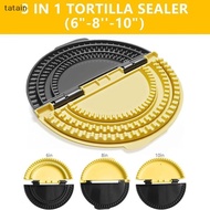 tatain 3-in-1 Tortilla Sealer, Tacos Tortilla Crimper Maker, Adjustable Size, For 6"-10" Crust, Make