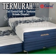 SET Springbed 2in1 Central Gold Spring bed Sandaran OrlandoCalista