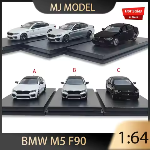 MJ 1:64 M5 F90 Acrylic Display Box Diecast Collect Model Ornament Gift Toys In Stock