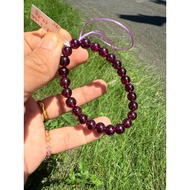 (A185)(7,2-7,4mm)Purple Granet bracelet in size 7,2-7,4mm tested