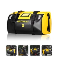 Motorcycle Waterproof Tail Bag Travel OutdoorDry Luggage Roll Pack Bag 40L Motorbike Luggage Backpac