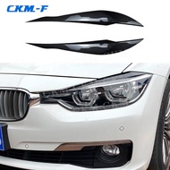 ABS Car Front Headlight Lamp Eyelids Eyebrows Trims for BMW 3 Series F30 F31 318i 320i 2012-2018 Bod