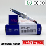 4pcs Iridium Spark Plug for Hyundai Accent / Eon / I40 / I30 / Tucson / Elantra 18846-10060 SILZKR6B