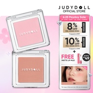 Judydoll Pretty Blush Powder Soft Shimmering Matte Powder Face Makeup Blusher Cheeks