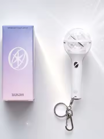 Katseye Mini Light Stick Keychain Led Glowing Pendant Key Ring Concert Cheering Accessory For Kpop F