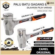 SAB Camel Hammer 2 LB 3 LB Bodem Stone 2Lb 3LB Rubber Grip Rubber Coated IRON Handle Camel/ Bodem Ha