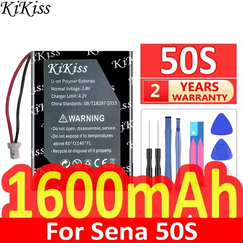450mAh 1900mAh KiKiss Powerful Battery For Sena 30K 10U 50S 50R SMH10 SLR2 SP51 For SHOEI GT-Air II 