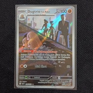 TCG Dugtrio Rocket Team AR 206/193 MA3 Mega Dream EX CARD POKEMON INDONESIA ORIGINAL