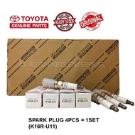 TOYOTA SPARK PLUG FOR ALTIS/ WISH/ VIOS/ SEG/ YARIS/ CAMRY/ ESTIMA K16R-U11 {100% ORIGINAL}