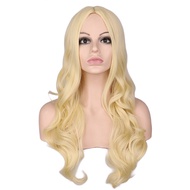 Honey Blonde Body Wave Wigs for Women Heat Resistant Blonde Wigs