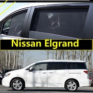 Magnetic For Nissan Elgrand Car Window Sunshade Sun Shade Car Curtains UV Protection Car Accessories