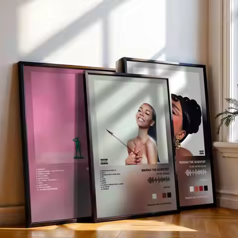 Mariah the Scientist Poster Art Cover Songs Music Rap Wall Waterproof Paper Sticker For Living Room 