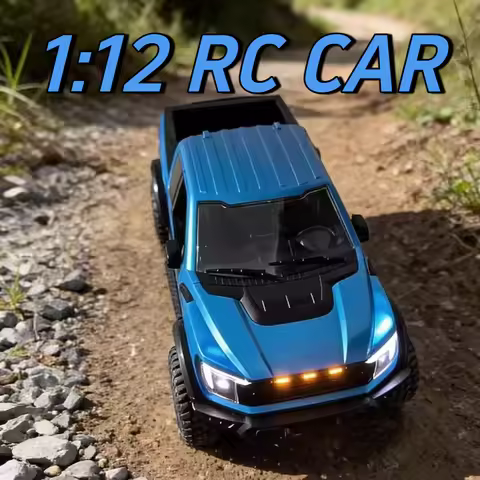 New1:12 RC Car RC Pickup Truck F-150 4WD RC Crawler Full Proportion Metal Drive Shaft Gear Off-Road