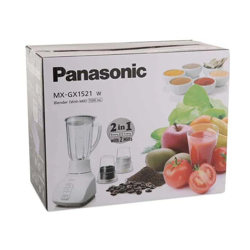 Ready Stock!! Malaysia Panasonic 450w 2 in 1 Blender MX-GX1521 ( 1 year warranty)