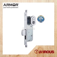 ARMOR STAINLESS STEEL DEAD LOCK SET WITH PROFILE CYLINDER ADL-41054 (SINGLE / DOUBLE)