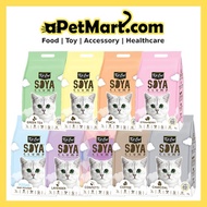 [1 Carton] Kit Cat Soya Clump Tofu Litter 7L x 6 bags (9 Scents)