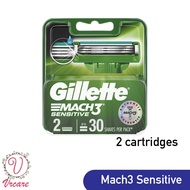 Gillette Mach3 Sensitive 2 cartridges