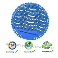 Urinal Screen 6pcs/pkt, Individual Packing - Long Lasting! (Blue Fantasy)