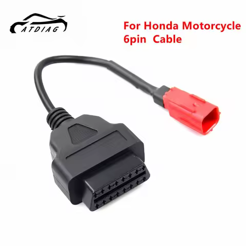 Proffesional Motorcycle OBD2 Connector 6pin Cable for Yamaha for Suzuki for Diagnostic Tool OBD 2 Ex