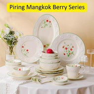 European french Ceramic plate Berry Ceramic Dinner plate Elegant french vintage