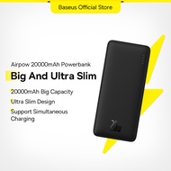 Baseus Airpow 20W Power Bank 20000mAh Fast Charge Powerbank for iPhone 15/14/13/12 Xiaomi batterie externe