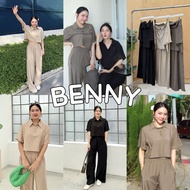 12FEBRUARY | BENNY SET Crop Top High-Waisted Straight-Leg Pants