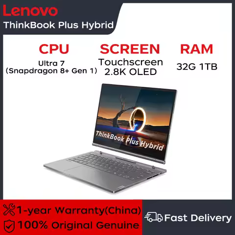 Lenovo ThinkBook Plus Hybrid Tablet 12GB+256GB/14" 2.8K Touchscreen Ultra7 32GB+1T 2-in-1 Laptop & S