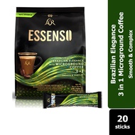 L'OR ESSENSO Brazilian Elegance with Microground Coffee 3 in 1 25gm x 20 Sticks