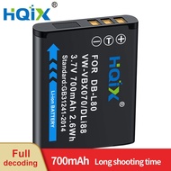 HQIX Suitable for Pentax Optio H90 P80 WS80 P70 W90 Camera D-LI88 Charger Battery