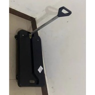 Foldable trolley with slient wheels