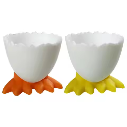 Egg Cup Stand Decorative Egg Holder Stand Chicken Feet Egg Tray Egg Stand Tool Creative Fun Cutlery 