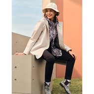 AIGLE AIGLE Spring Summer Ladies Waterproof Easy-to-Pack Outdoor Leopard Print Feather Print Jacket 