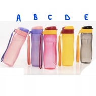 Tupperware eco bottle slim with strap 500ml (1pc)_botol air sekolah ofis outdoor