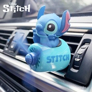 Disney Stitch Car Air Freshener Small Airplane Vent Perfume Car Ornament Small Fan Fragrance Stitch