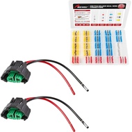 RED WOLF H8 H11 880 881 Universal Female Adapter Wire Connector Replace OEM Headlight Fog Light Wiri