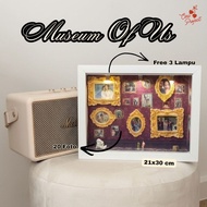 Museum Of Us_ Museum in Frame 3D 21x30 cm | Miniature Of Us| 3D Mouse| Miniature Miniature| Annivers