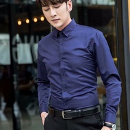 【การจัดส่งในท้องถิ่น】เสื้อเชิ้ตแขนยาว ธุรกิจสบายๆ เสื้อเชิ้ตผู้ชายขนาดบวก สื้อเชิ้ตชาย เสื้อสีขาวสํา