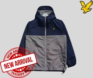 Jaket Gunung Waterproof Pria Lyle & Scott Mini Logo Bahan Taslan Import