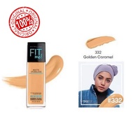 Maybelline Fit Me Matte + Poreless Liquid Foundation Oil Control Shine Free 30ml (332 Golden Caramel