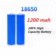 G-MARK 18650 bateri boleh dicas semula 1200mAh Lithium Ion bateri voltan Nominal 3.7V