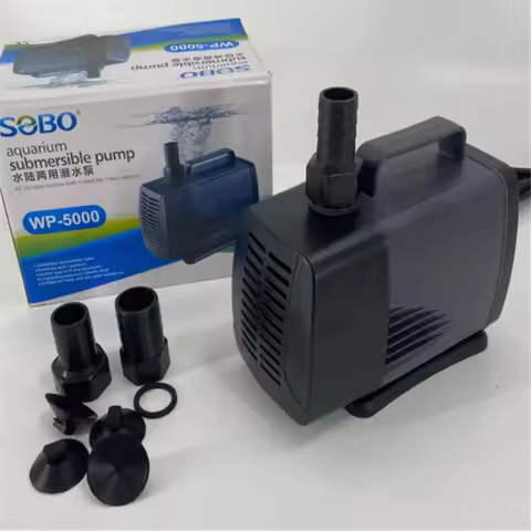SOBO Aquarium Submersible Pump WP-5000 60W silent water pump Pond Fountain Spout Filter Sump dropshi