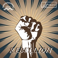 ยางปิงปองเม็ดยาว der-materialspezialist Rebellion