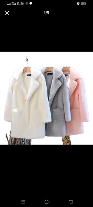 Blezer Long Coat Bulu Pria Wanita kekinian