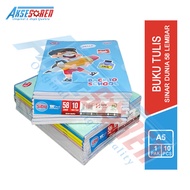 Buku Tulis Sekolah Sinar Dunia [Isi 58 Lembar/ 10 Buku] / Write Book Sidu [1 Pack]