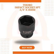 MATA TEKIRO socket impact wrench 3/ 4" inch 6PT 26 MM impact socket wrench