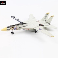 1:72 Scale F-14 Tomcat Fighter Jet Model - White &  ABS Plastic Aircraft With Detailed Design, 10.24