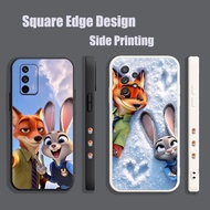 Casing For OPPO A71 F9 Pro Reno6 Z Reno5 A94 A8 A31 2020 A1K A7X Zootopia Featuring Judy And Nick Fa